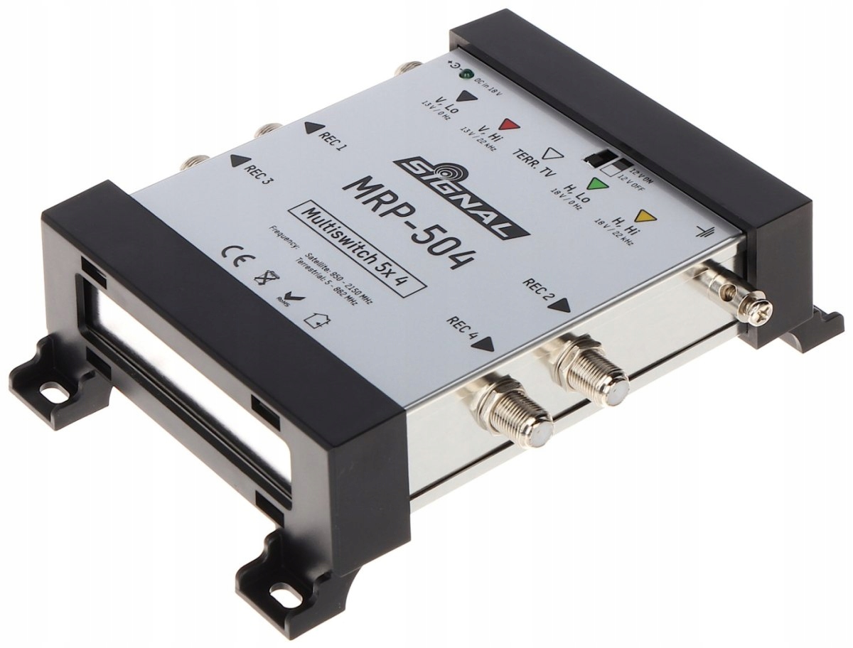 Multipřepínač MRP-504 5 VSTUPŮ/4 Výstupy Signal