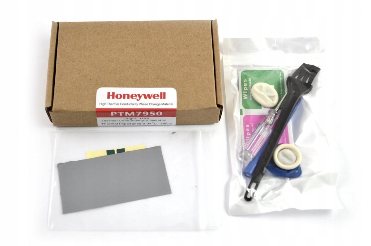 TAŚMA PASTA TERMOPAD HONEYWELL PTM7950 8,5W/M-K 8X4cm NARZĘDZIA V2