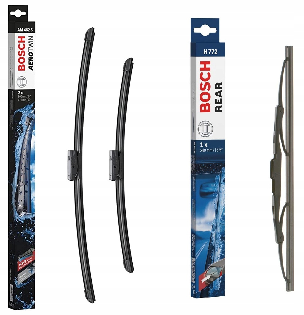 BOSCH WYCIERACZKI PRZÓD TYŁ AUDI A3 8P1 2003-2013