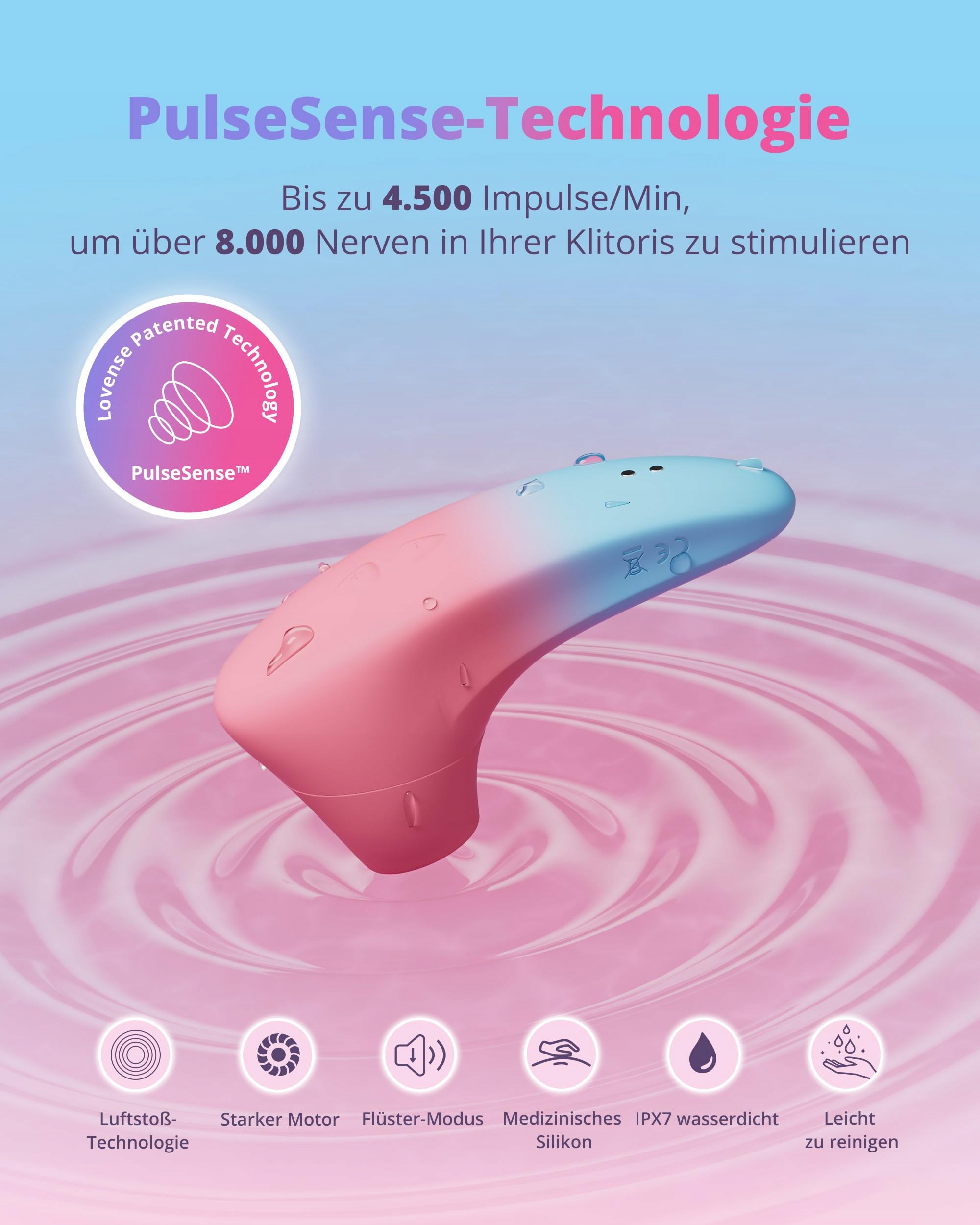 LOVENSE Tenera 2 Klitoris Stymulator Wibracyjny Z Aplikacją Dla Kobiet — miniatura 3