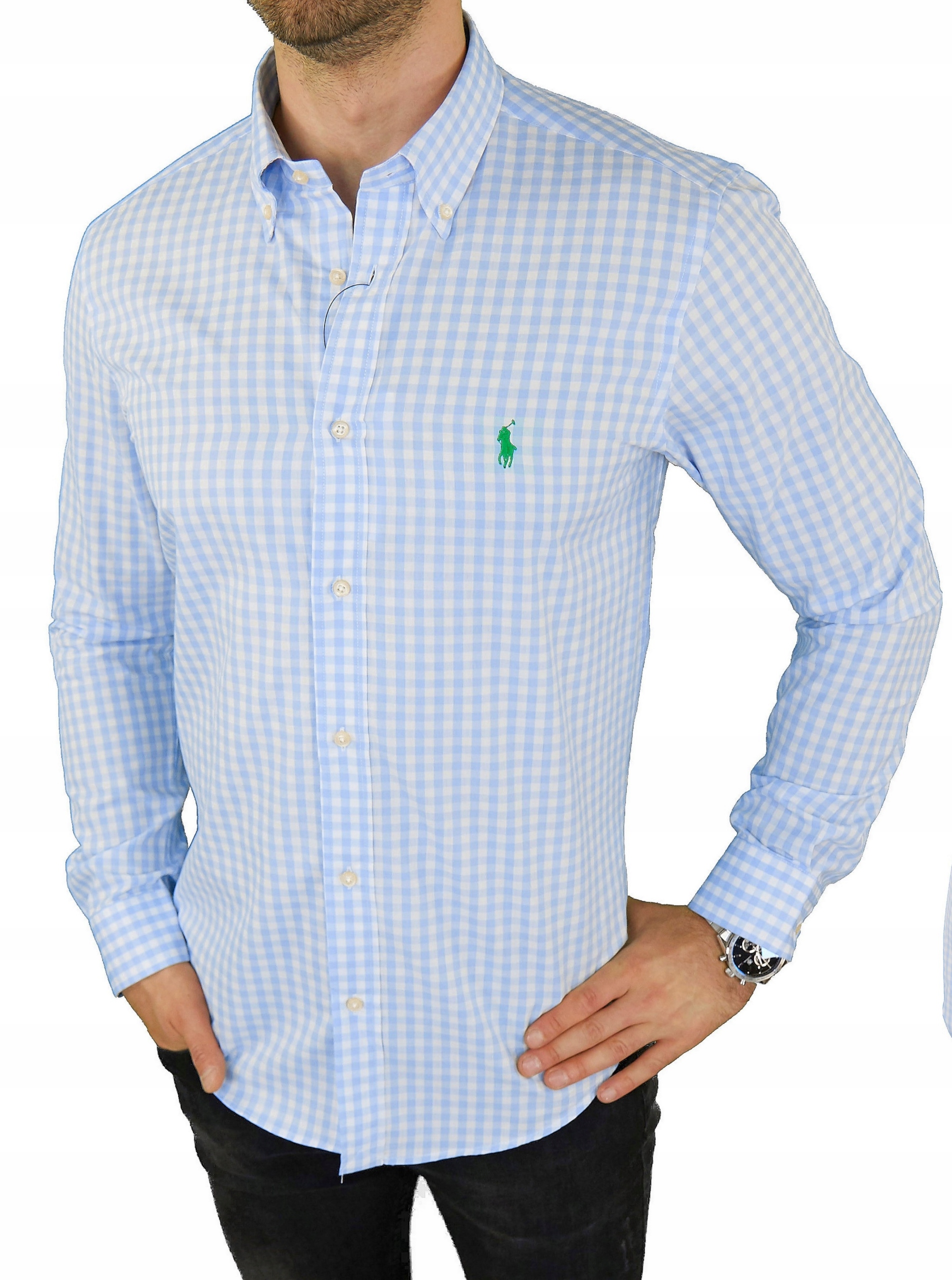 

15 Koszula Ralph Lauren Polo Kratka Slim Fit L
