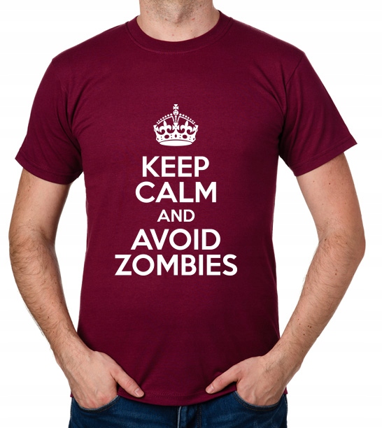 

koszulka Keep Calm And Avoid Zombies prezent