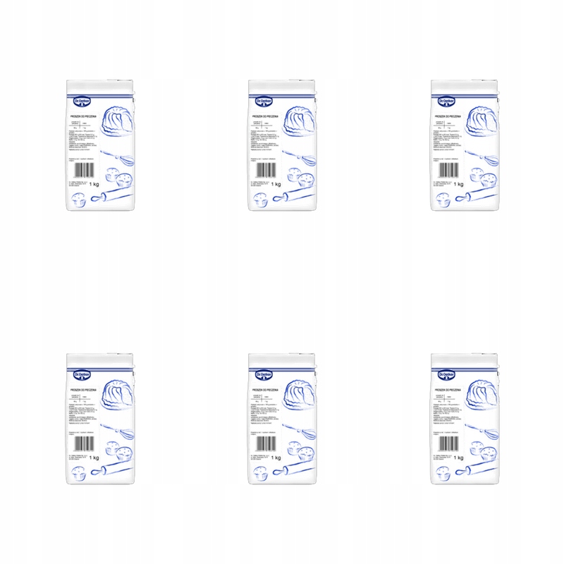 Dr. Oetker Proszek do pieczenia 1kg X6