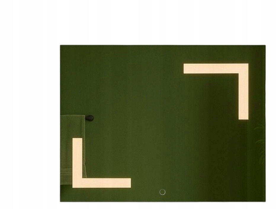 Zrcadlo Zrcadlo koupelny Aries 40x50 s vypínačem, Led osvětlení, tloušťka 4 mm