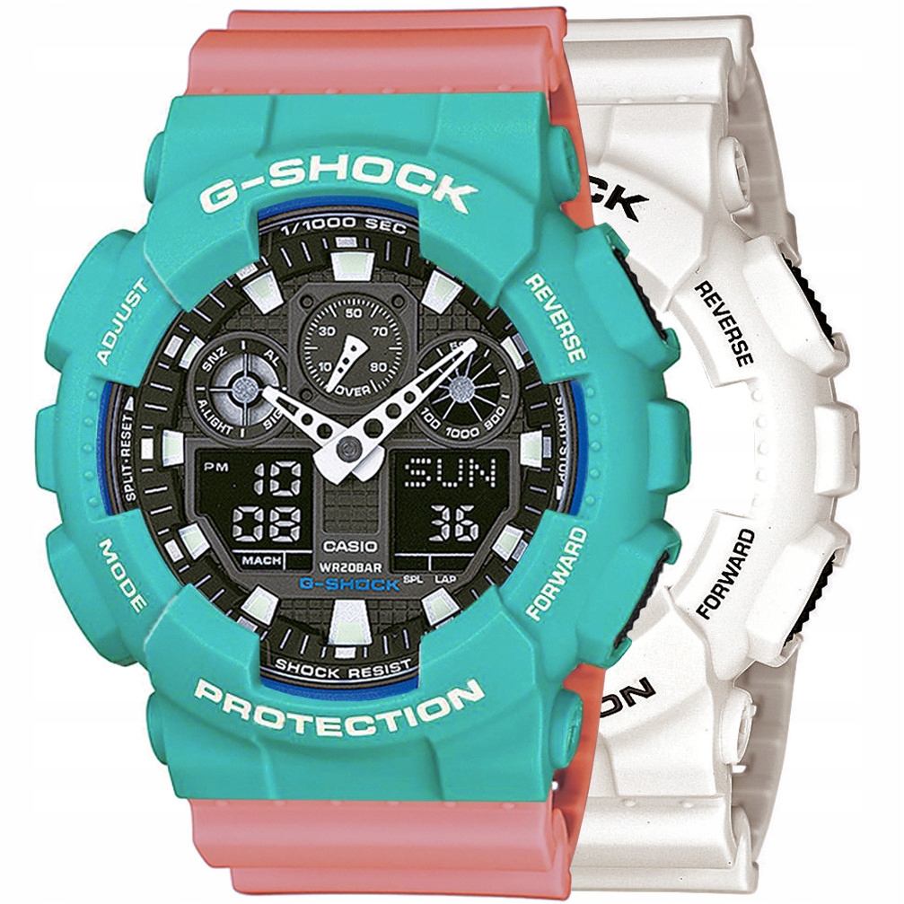 Hodinky Casio G-Shock Set GA-100B-7AER Bezel 10410475 Řemínek 10498150 20