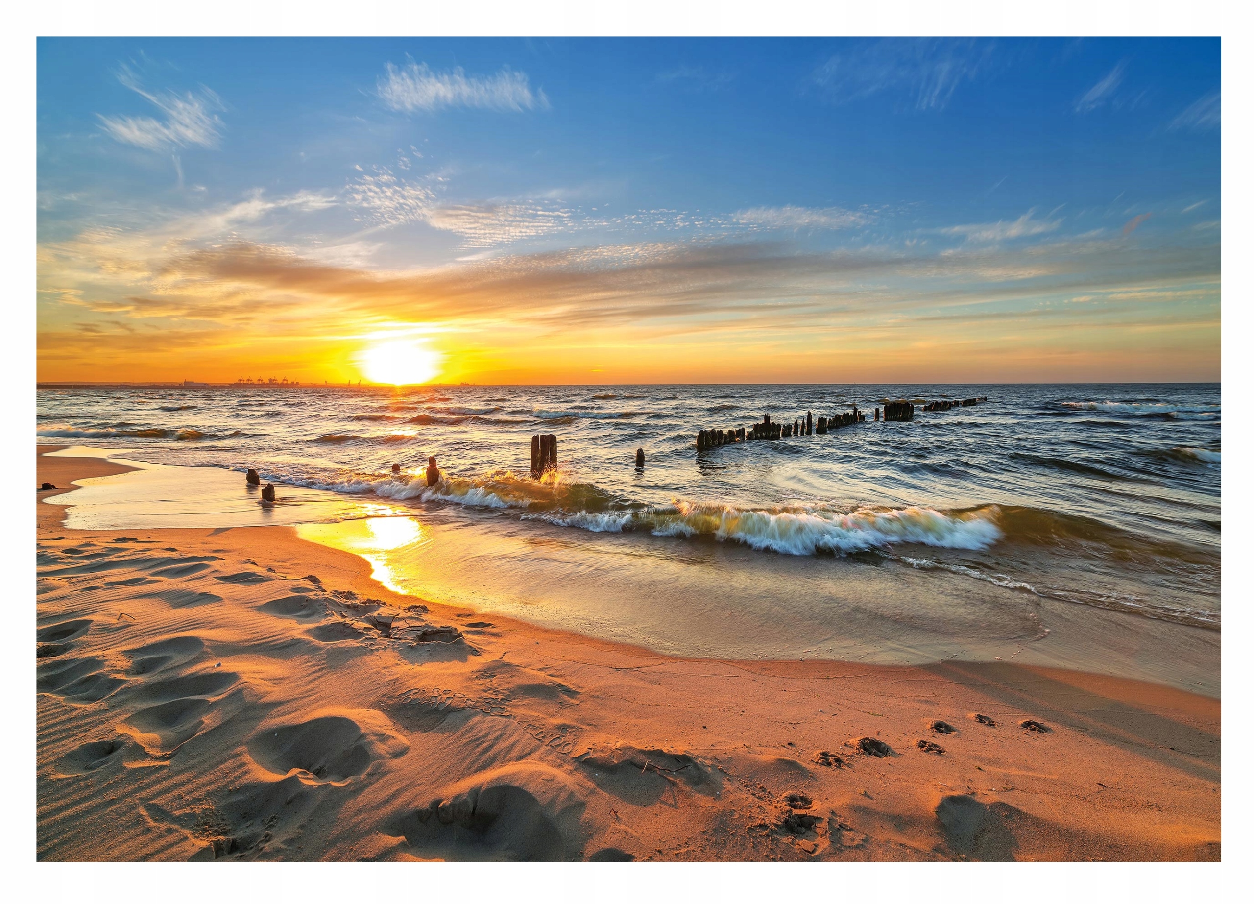 

Fototapeta Plaża Morze Zachód Słońca Salon 312x219