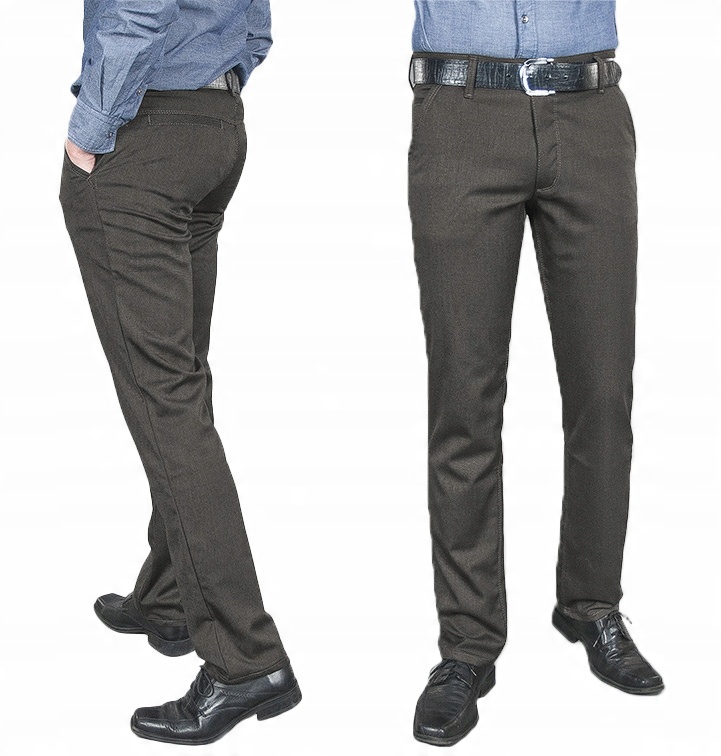 

Eleganckie Wizytowe Spodnie Męskie 210/1 132 cm/30