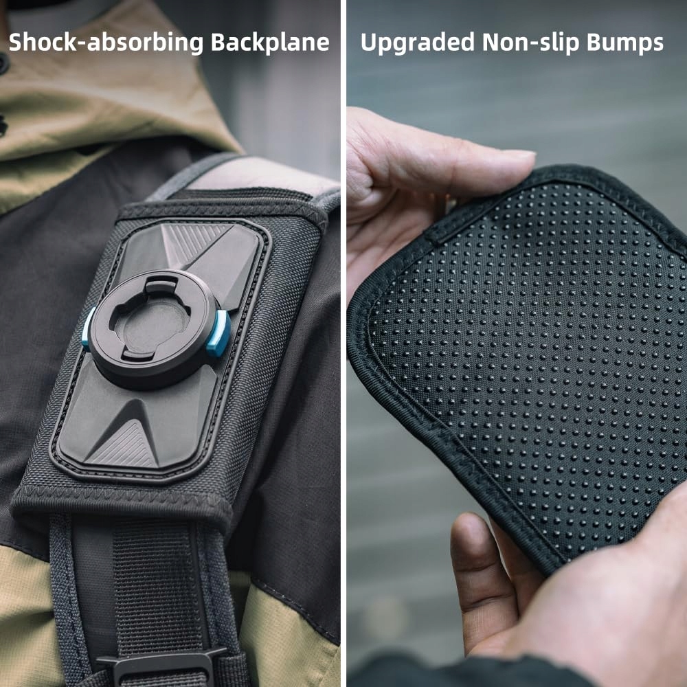 SUREWO Magnetyczny Uchwyt Na Plecak 360 Stopni Do GoPro i DJI Osmo Action — miniatura 7