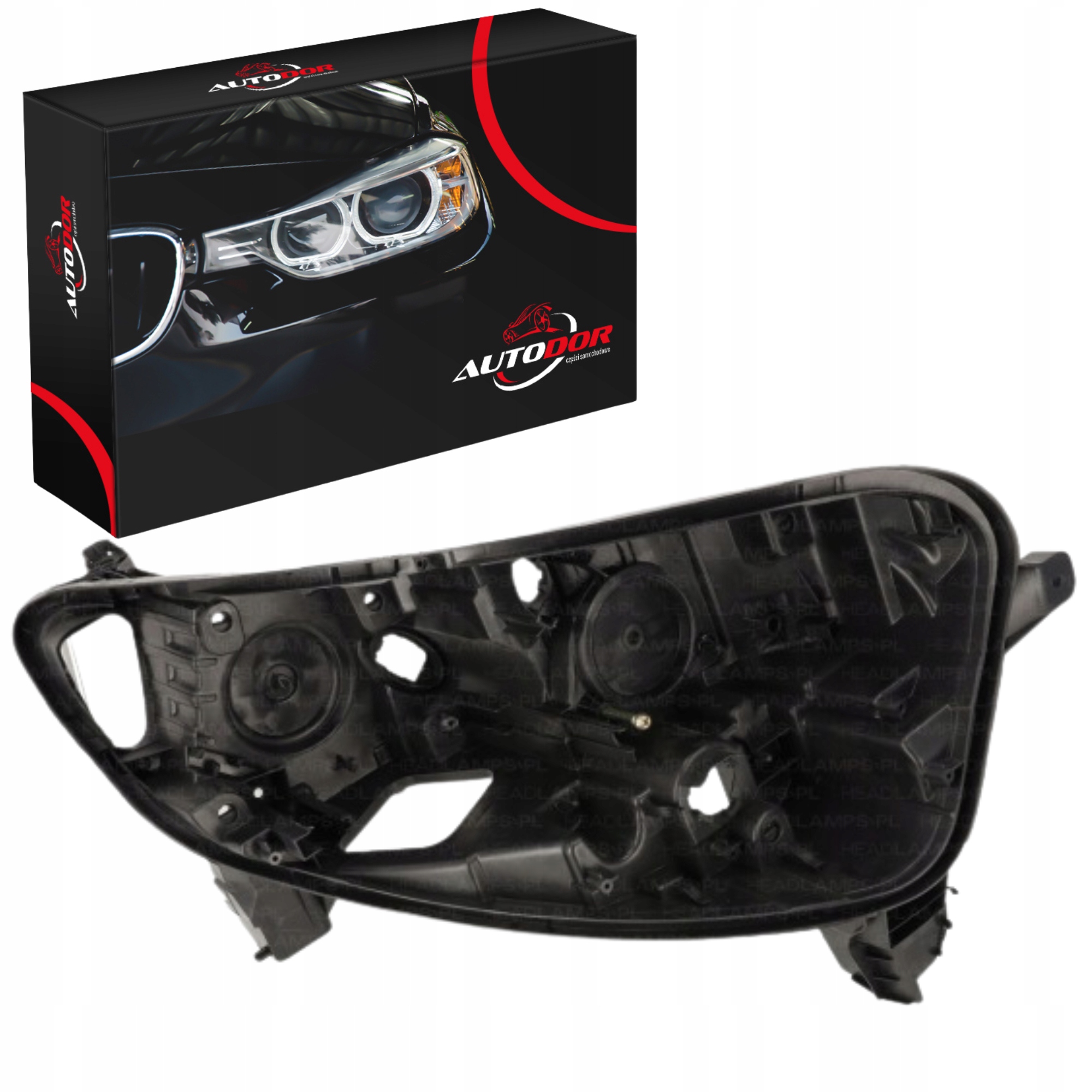 Renault Kadjar 15-18 Kryt Reflektoru Plechovka Lampy Full Led Pravá Přední Strana