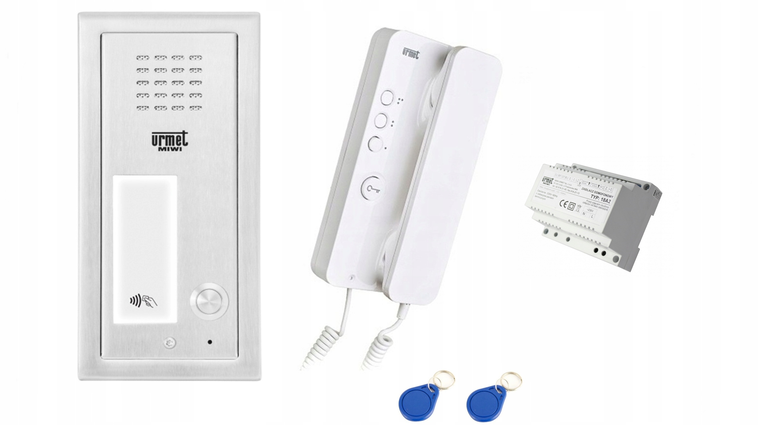 ZESTAW DOMOFONOWY DOMOFON MIWI URMET 6025/501-RF