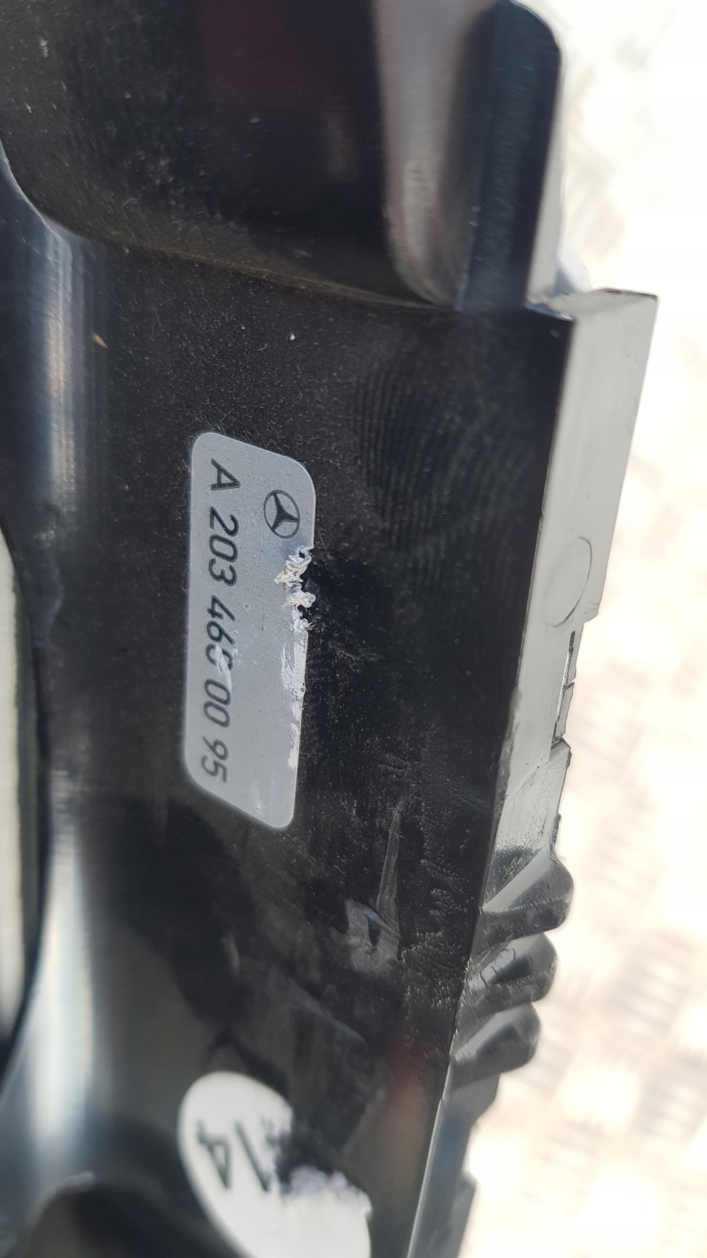 MERCEDES W203 Blende Abdeckung REGULACJA des Lenkrads