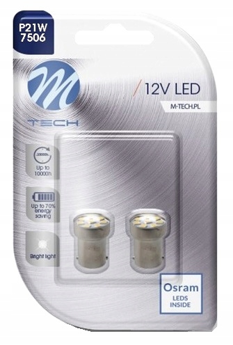 2x Żarówka R5W BA15s Osram LED 8xSMD 2835 biała Rodzaj LED