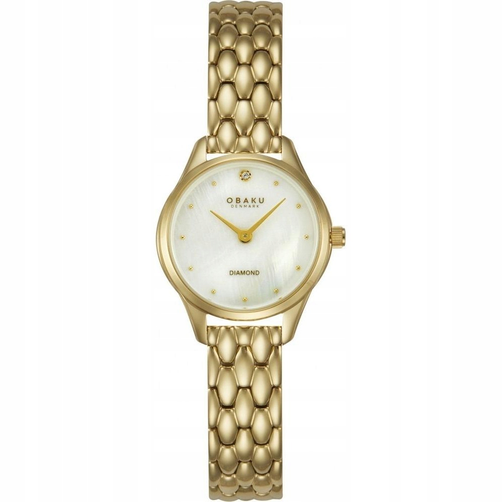 Dámské hodinky Obaku Denmark V297SXGWSG zlaté