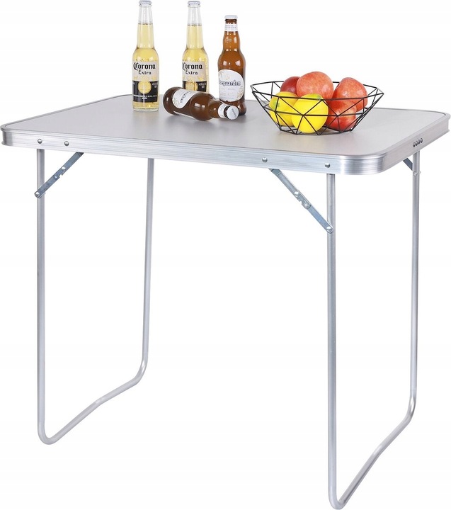 Rozkładany Stolik Turystyczny Stół Składany Kempingowy Ogrodowy Walizka Wysokość 60 cm