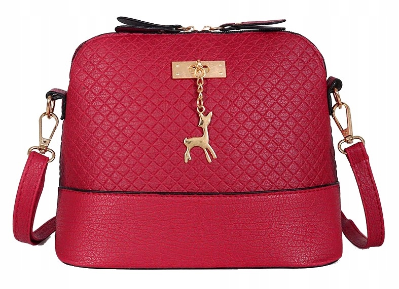 

Na ramię kuferek Torebka listonoszka Mała skórzana