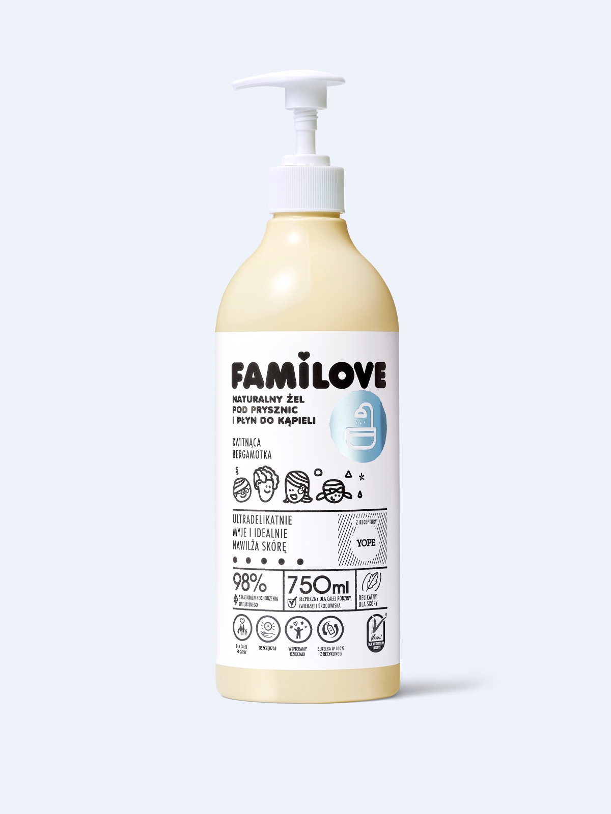 

Yope Familove Żel Pod Prysznic I Do Kąpieli 750ML