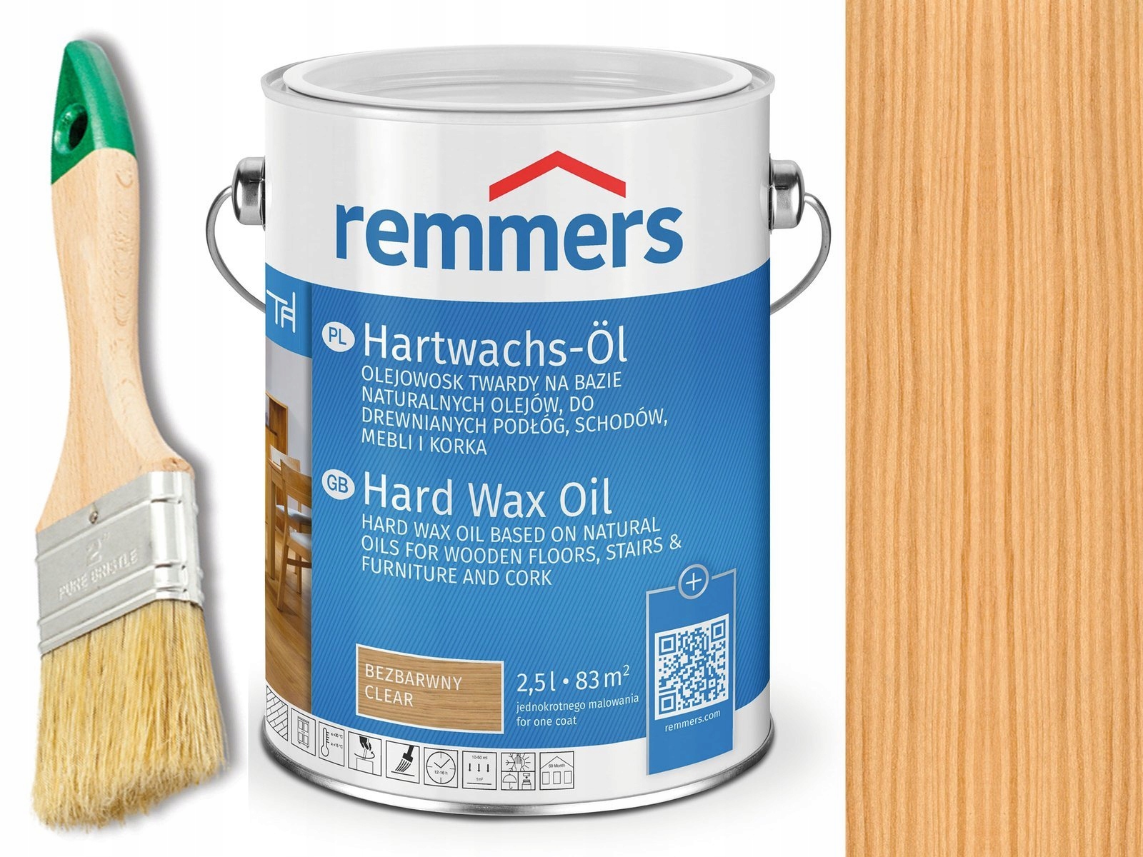 Remmers Olejový vosk na podlahy a nábytok Bezbarevný 2,5 L