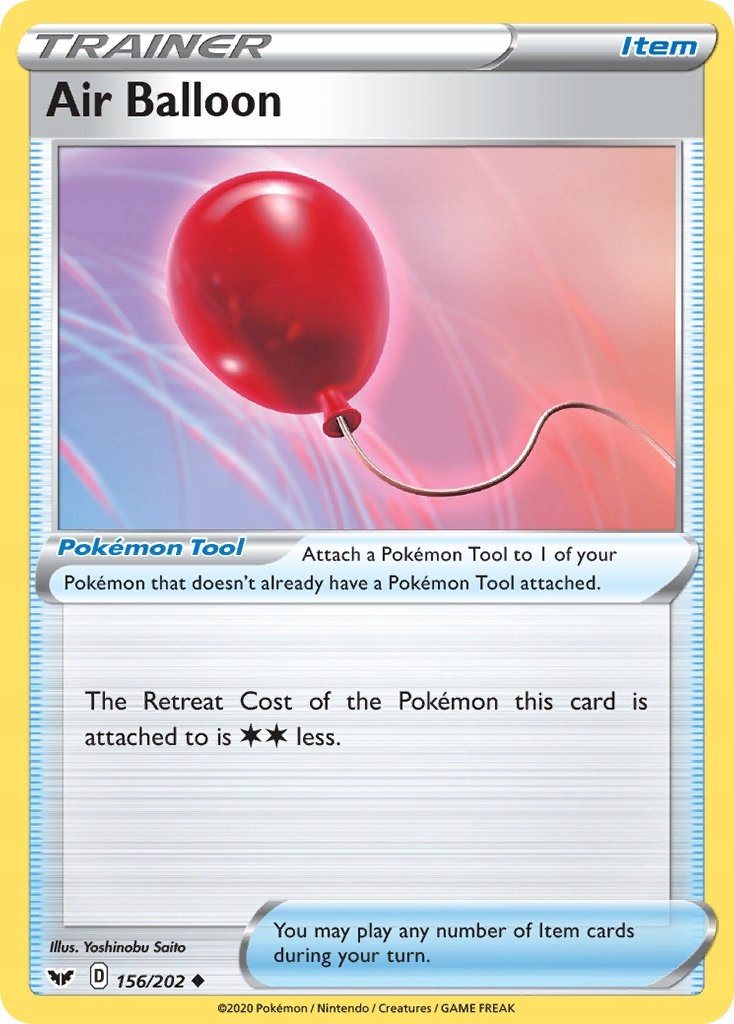 Pokemon Air Balloon SWSH1 156/202
