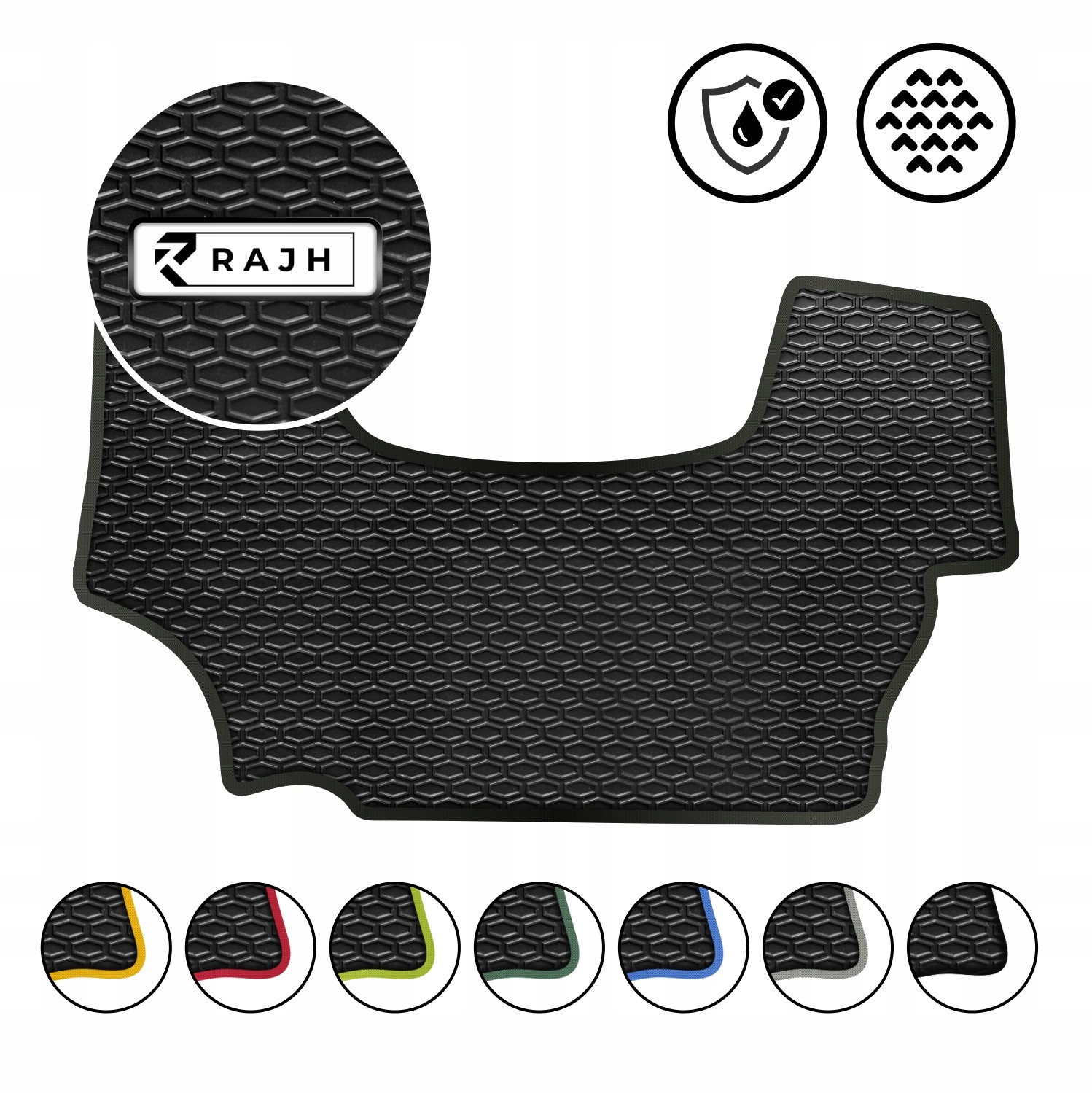 Case Jx 70-90 Gumová Rohožka Drážkovaná 6 mm
