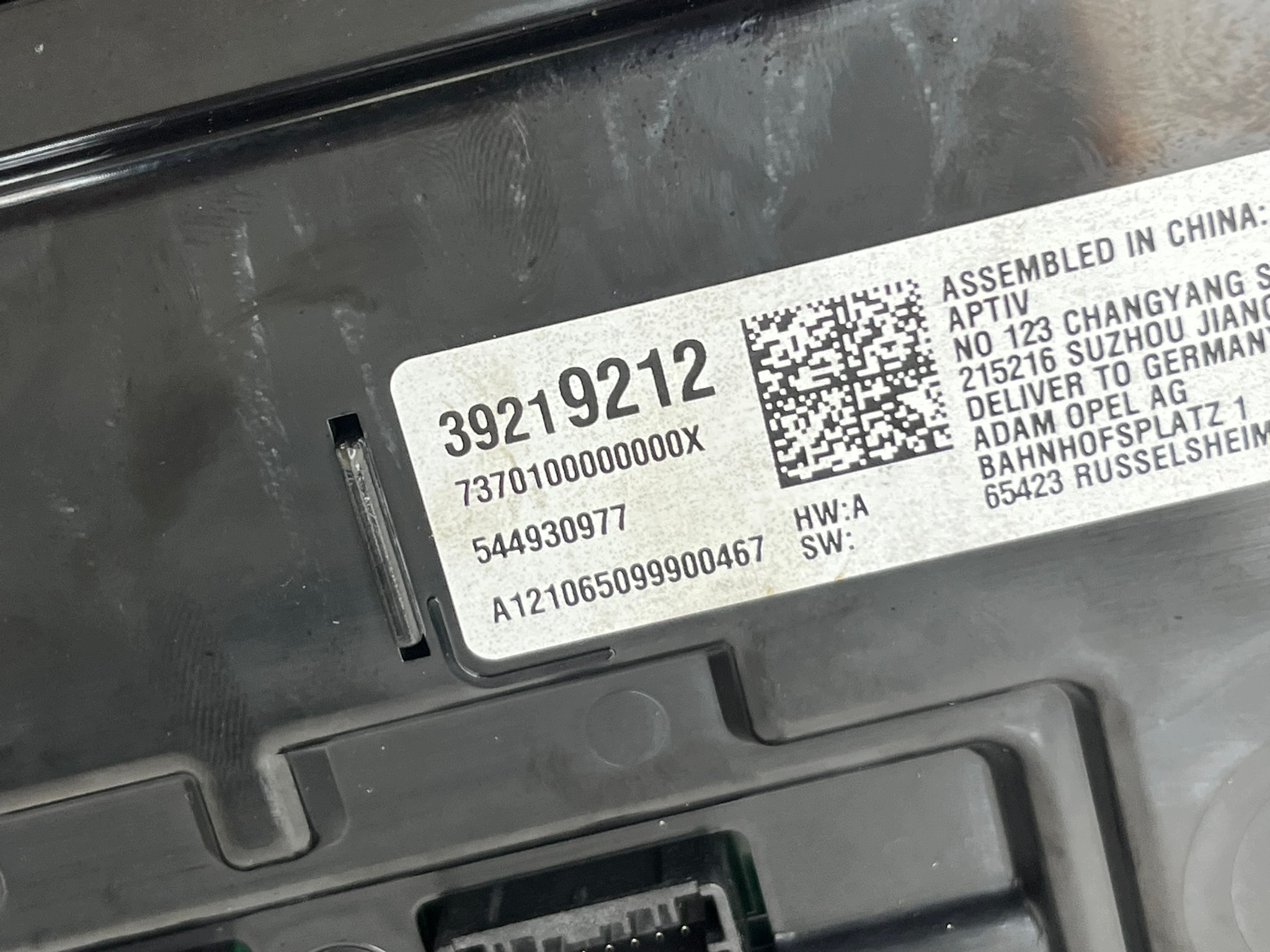 OPEL INSIGNIA B LIFT 20-22 display navigation devices NAVI 39219212 OE