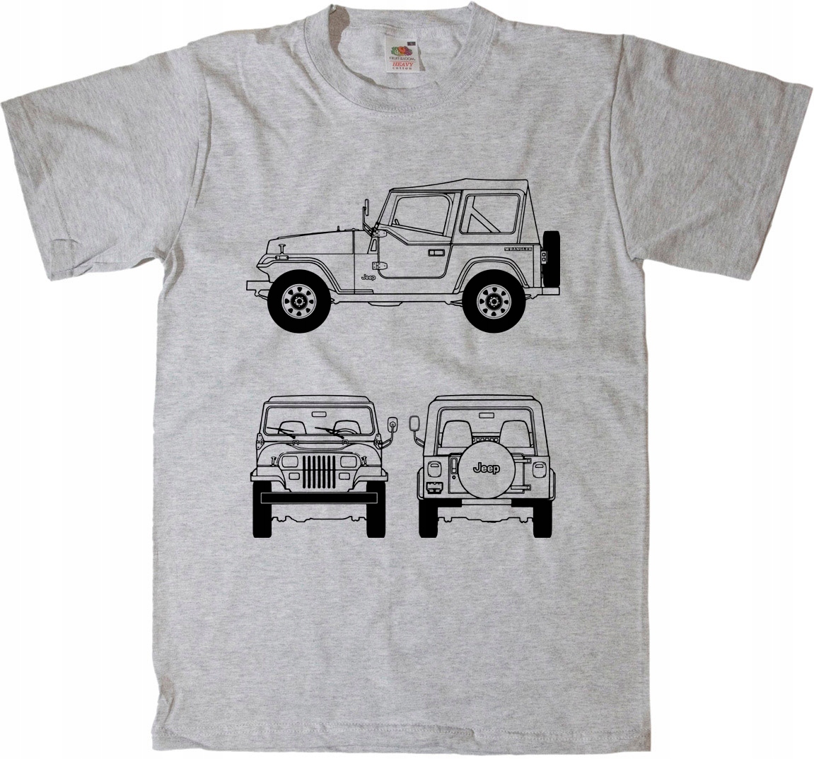 

Jeep Wrangler t-shirt tshirt koszulka z nadrukiem