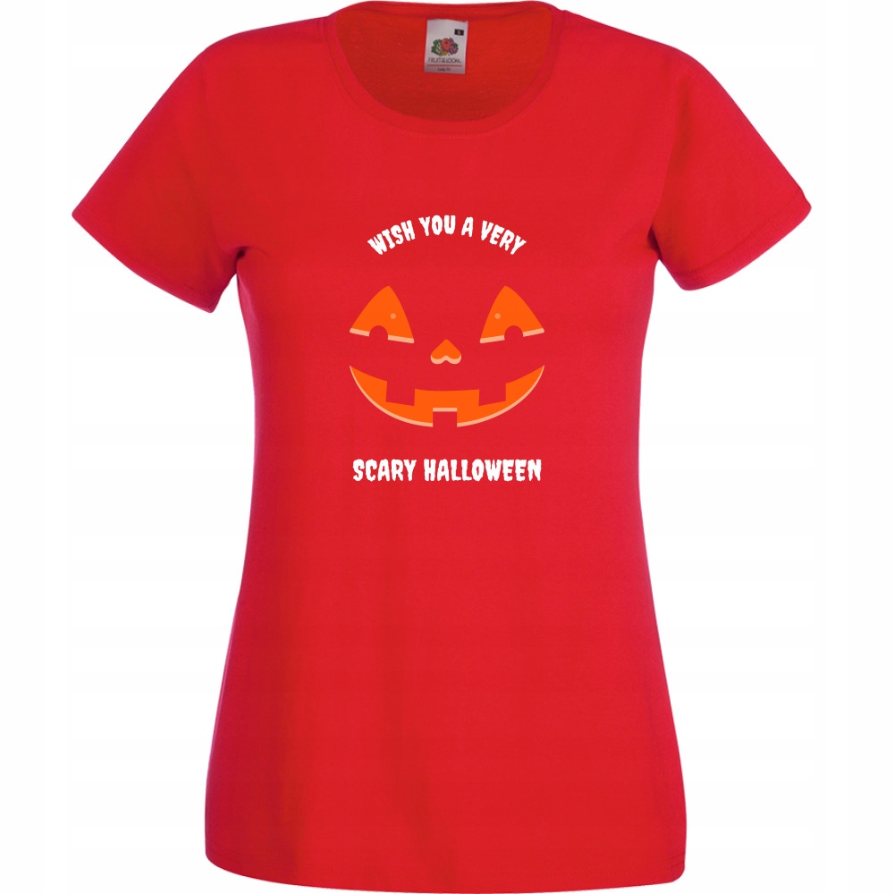 

Koszulka scary halloween dynia XL czerwona