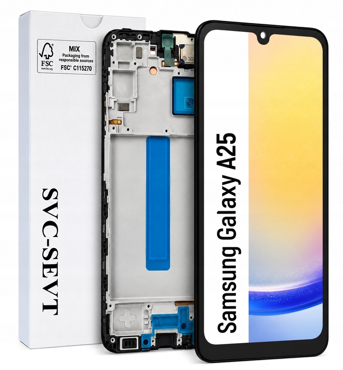 Displej Pro Samsung Galaxy A25 A256 Originál Oem Obrazovka +rámeček