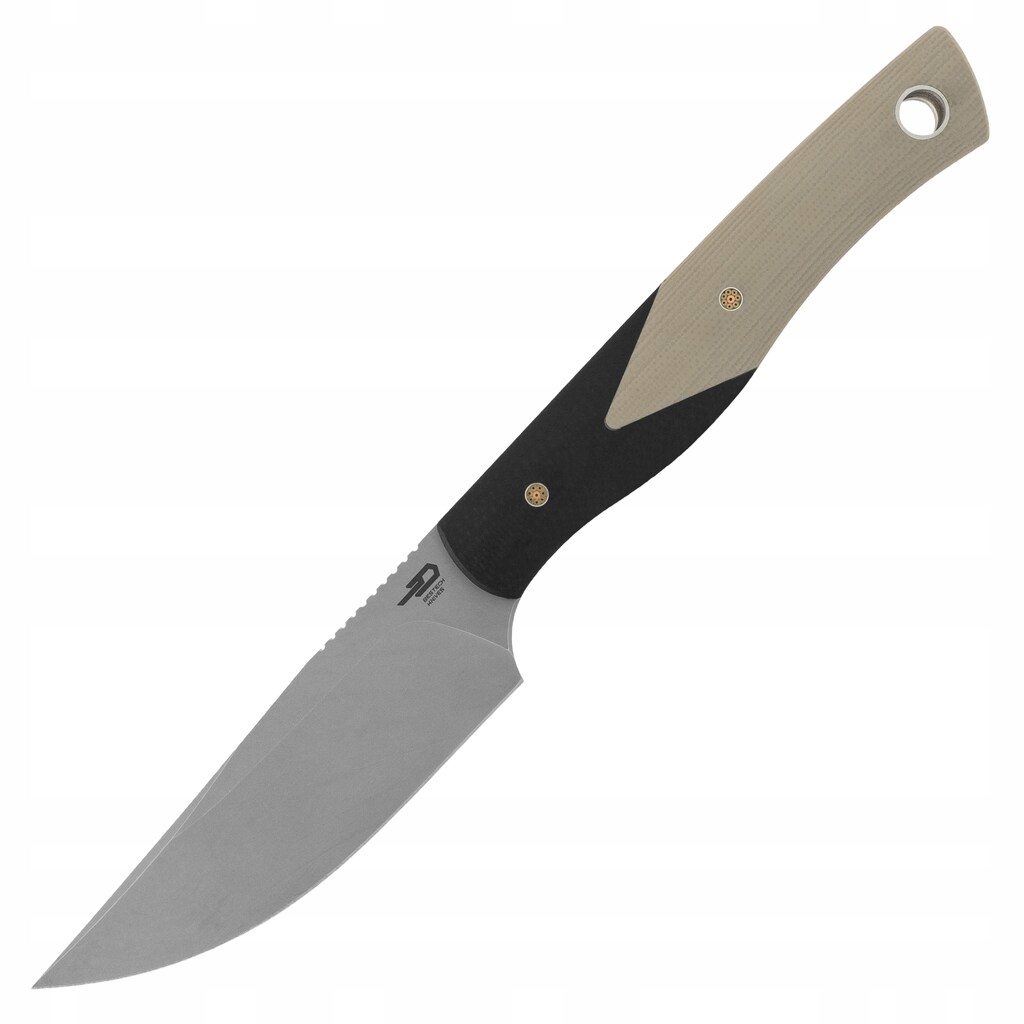 Nůž s pouzdrem Edc Bestech Heidi Blacksmith No. 1 G10 Black/Beige
