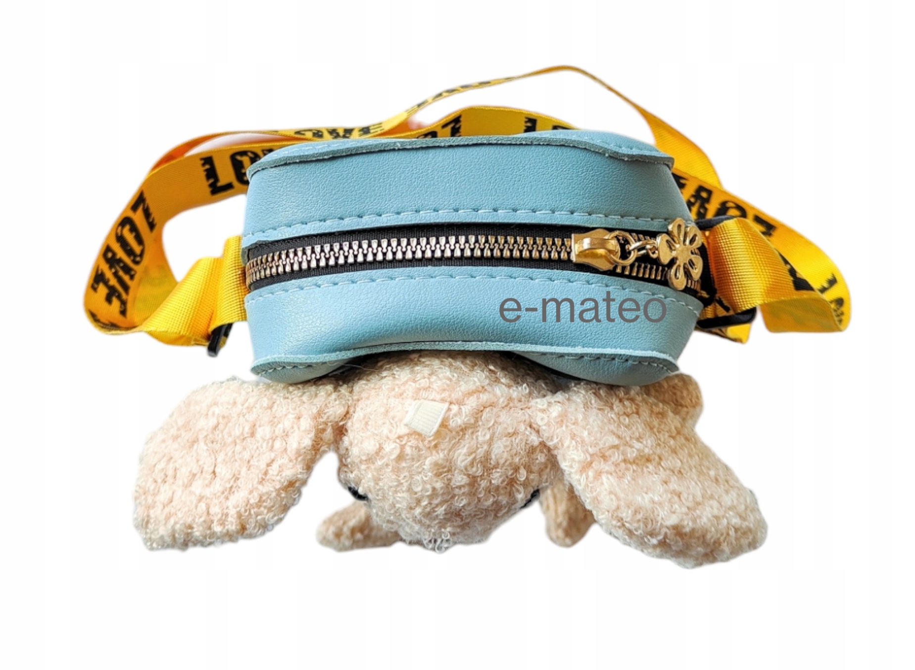 TOREBKA dla dziewczynki z królikiem Kolor niebieski