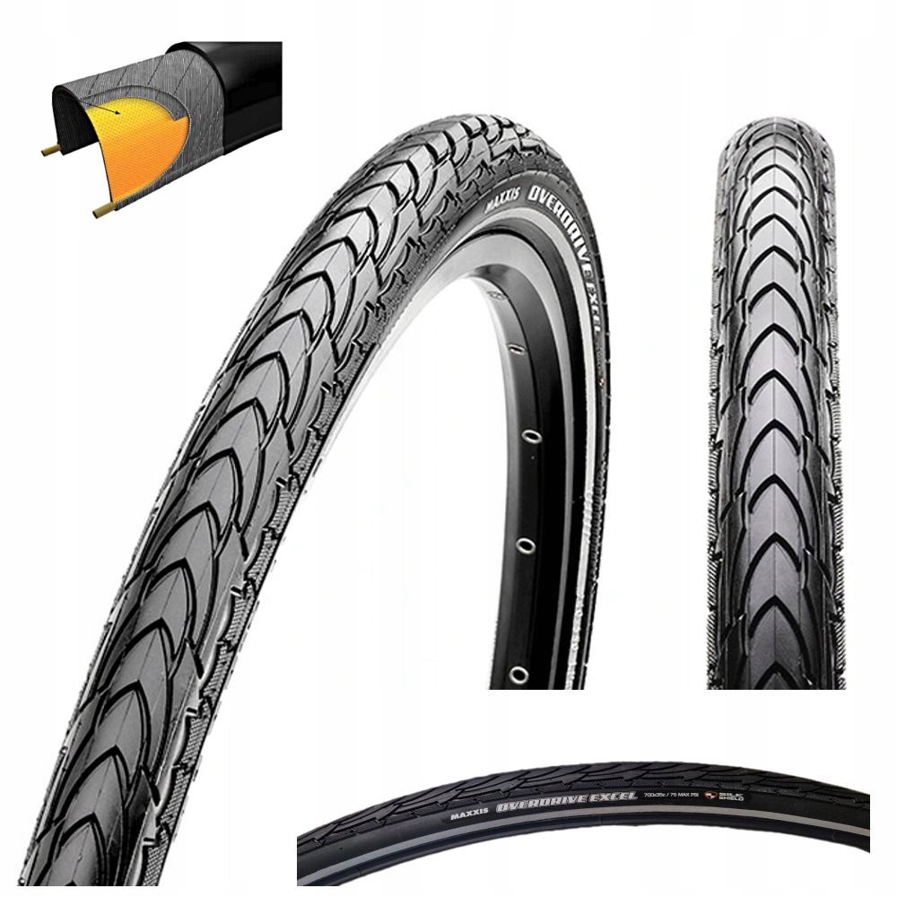Opona rowerowa 700x35c Maxxis Overdrive Excel Reflex Shield Antyprzebiciowa