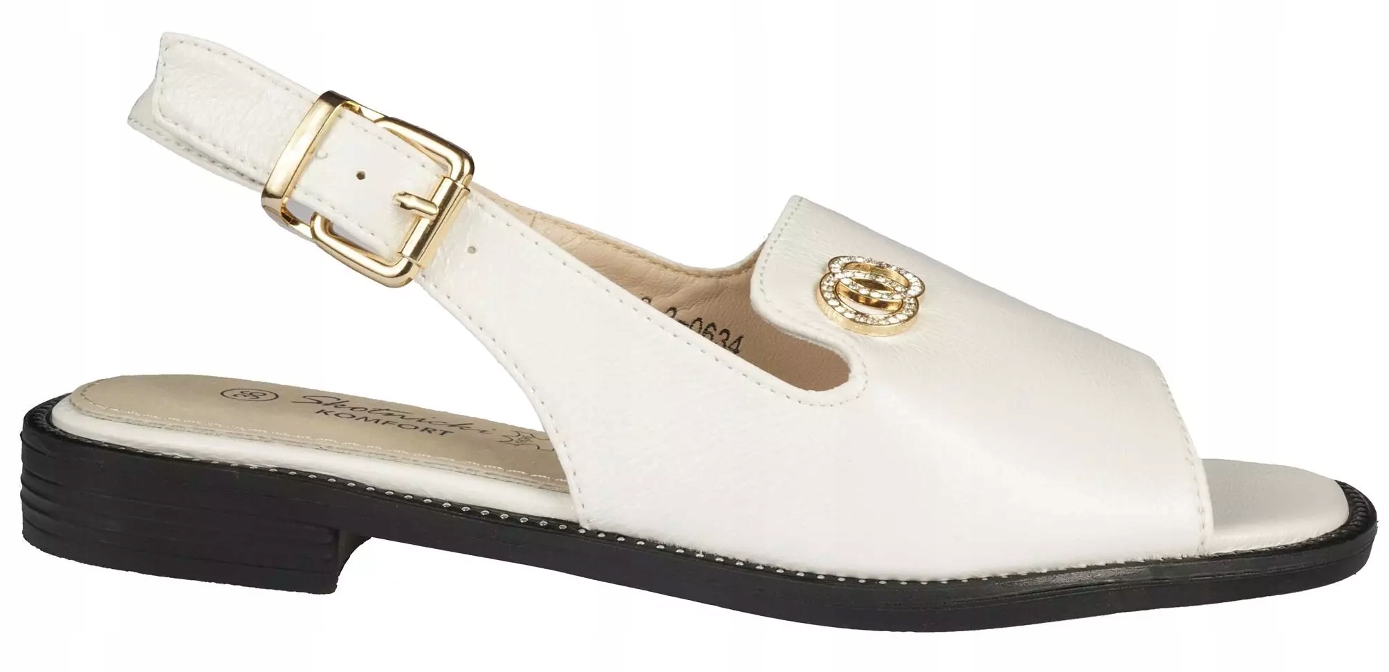 Sandały damskie Skotnicki DS-3-0634WH białe Marka inna