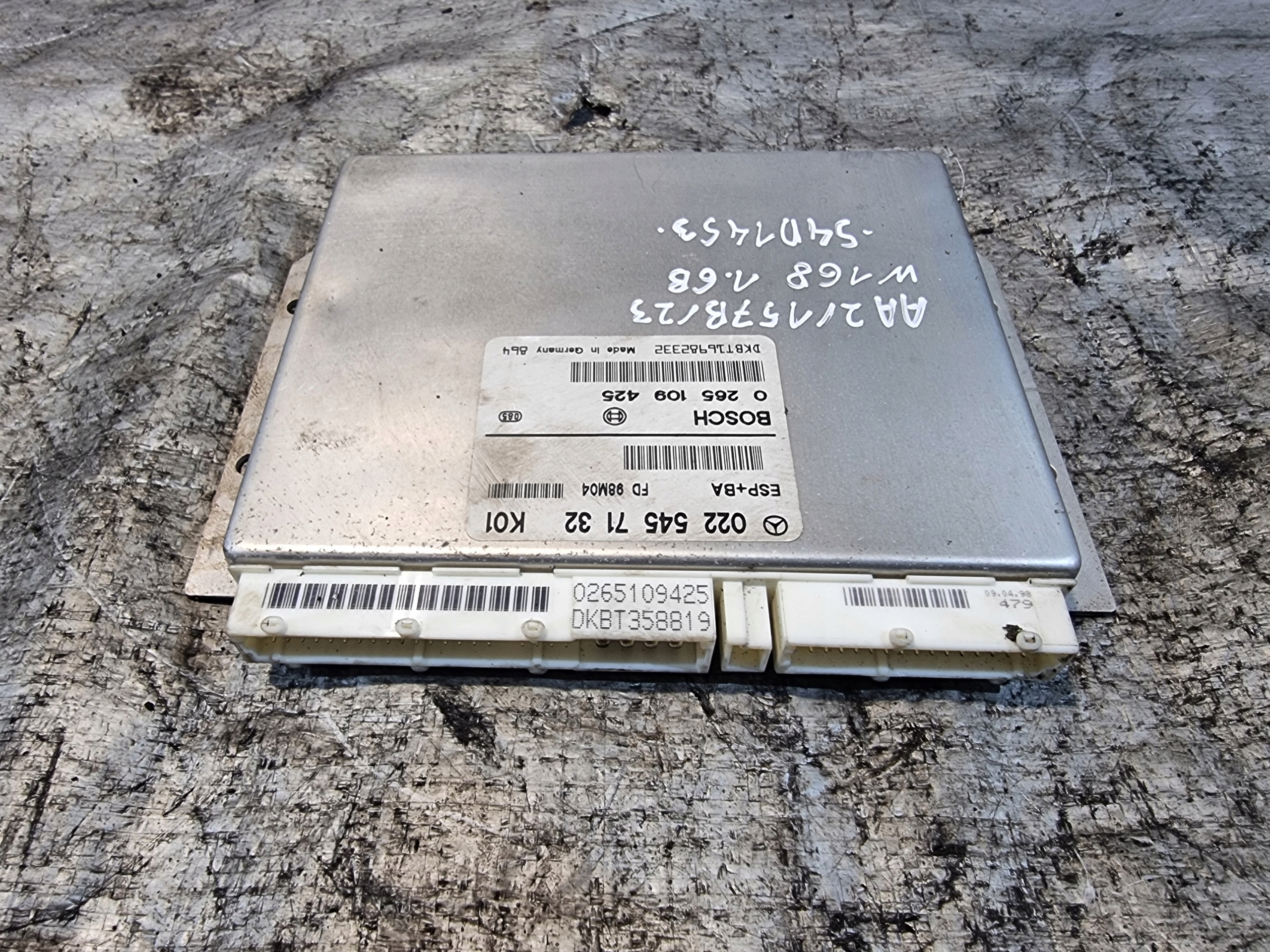 module control unit ESP OE 0225457132 MERCEDES A KLASA W168 1.6B