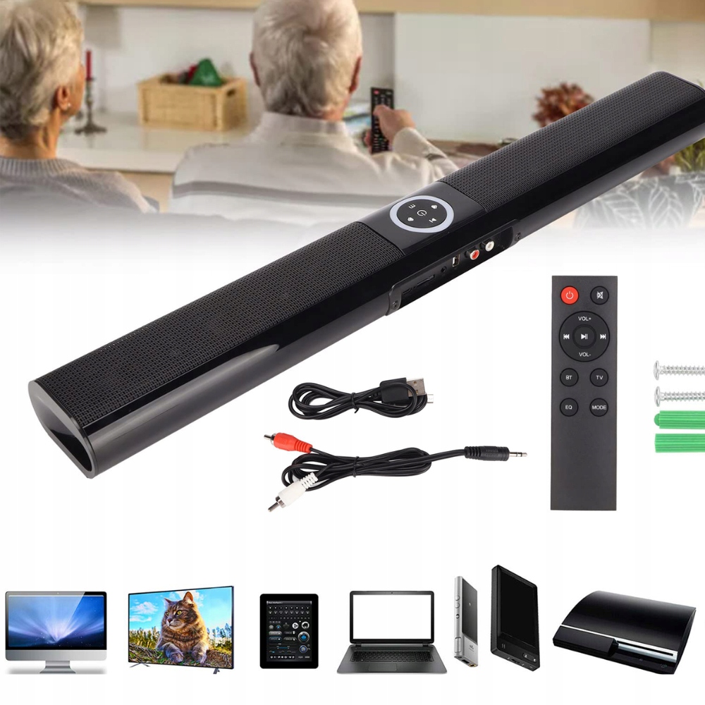 Výkonný Soundbar Bluetooth Reproduktor 5.0 Usb Hdmi Televizor Sada Tws Soundbar