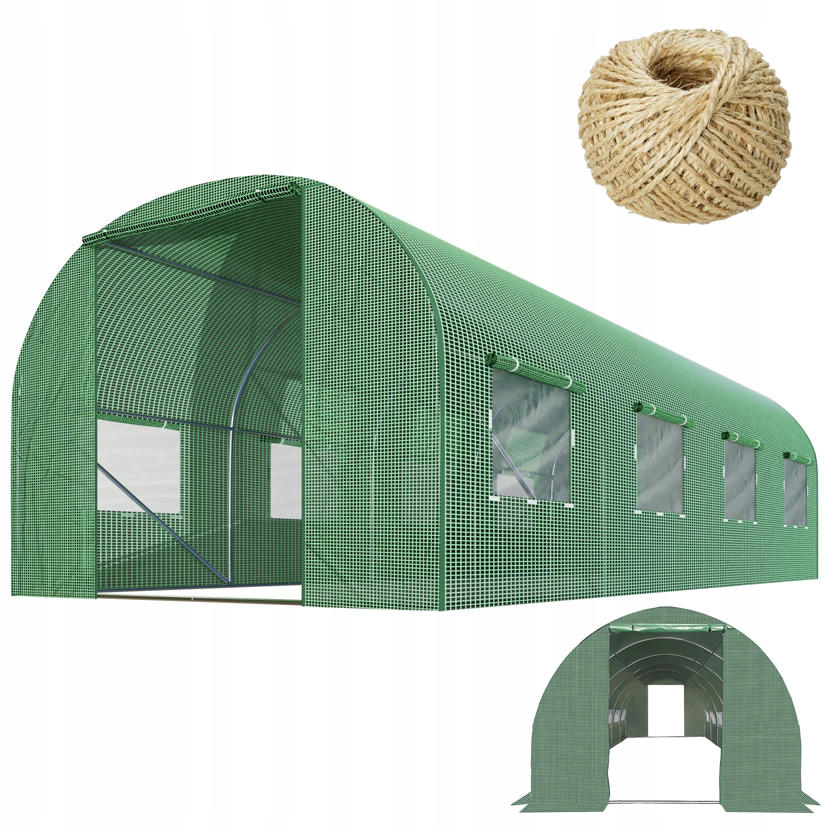 

Tunel Foliowy Ogrodowy Szklarnia 2,5x4 Foliak 10m2