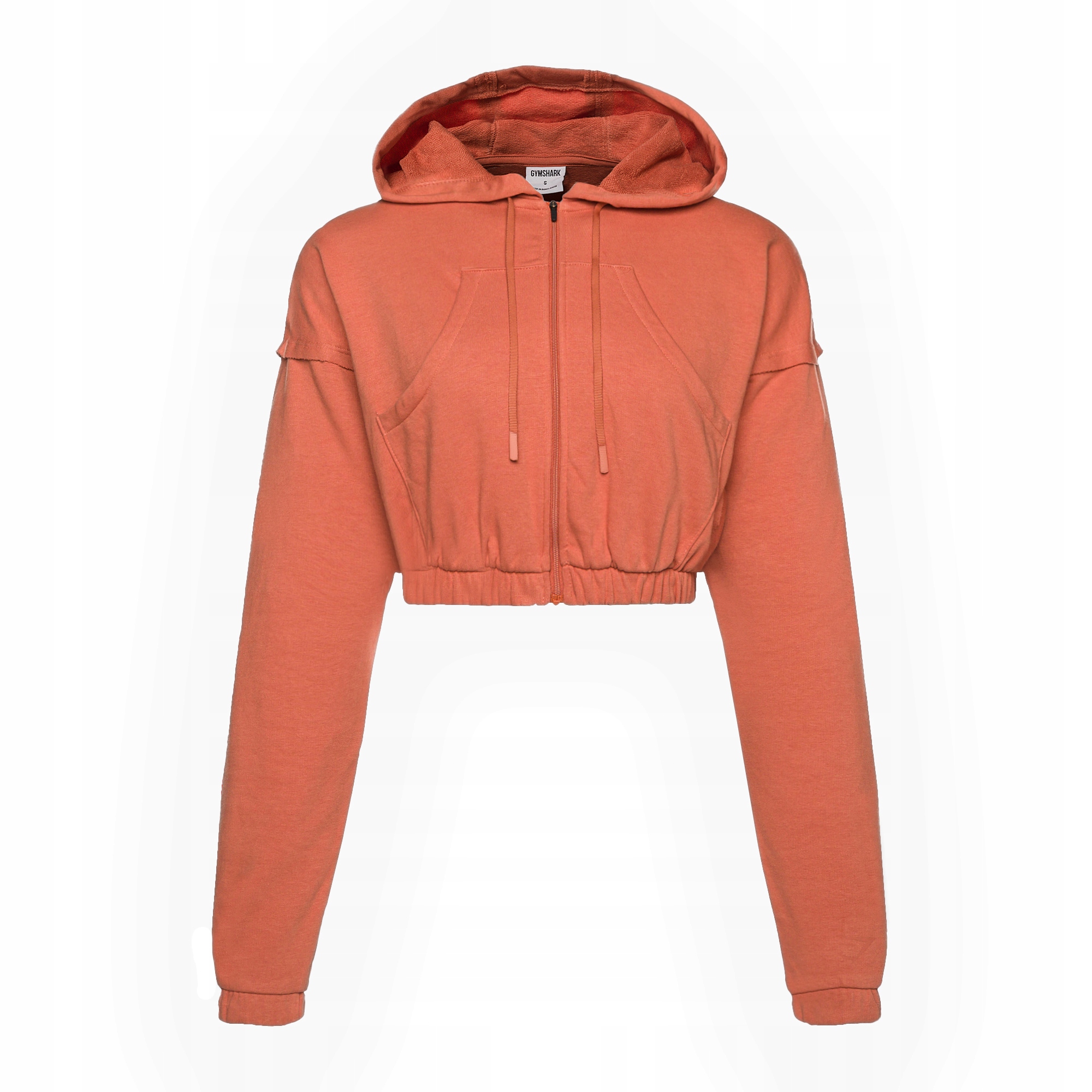 Bluza treningowa damska Gymshark Kk Twins Zip Up Crop orange M