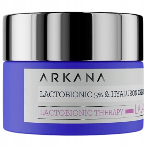 Arkana Lactobionic 5% & Hyaluron Cream, Regenerační krém na obličej 50 ml