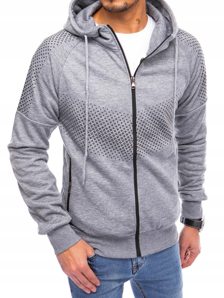 

Bluza Męska Rozpinana Z Kapturem roz. M