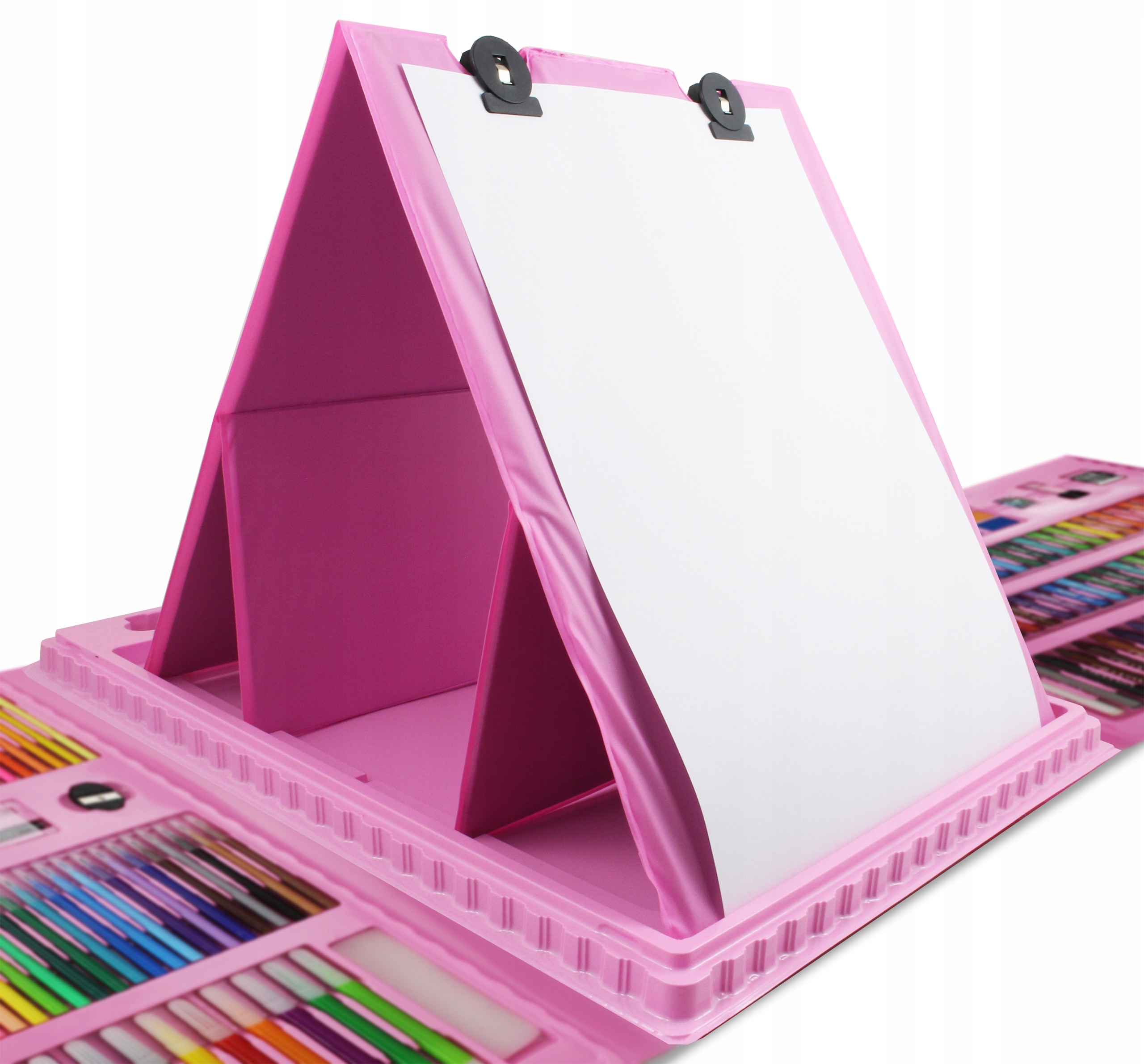 ZESTAW ARTYSTYCZNY DO MALOWANIA W WALIZCE 208 el. Kolor Wielokolorowy