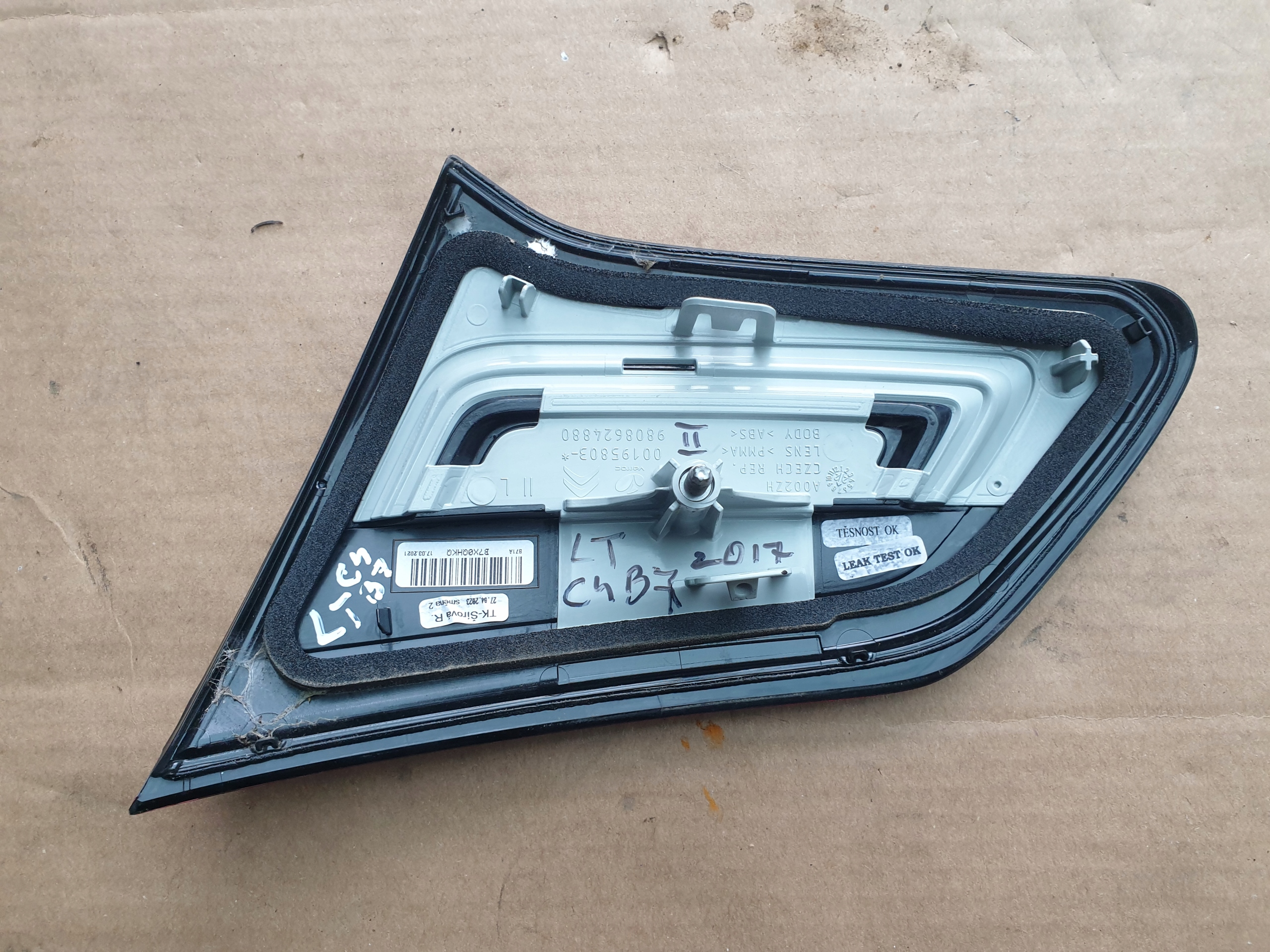 light rear left rear CITROEN C4 B7 II 2015- 9808624880