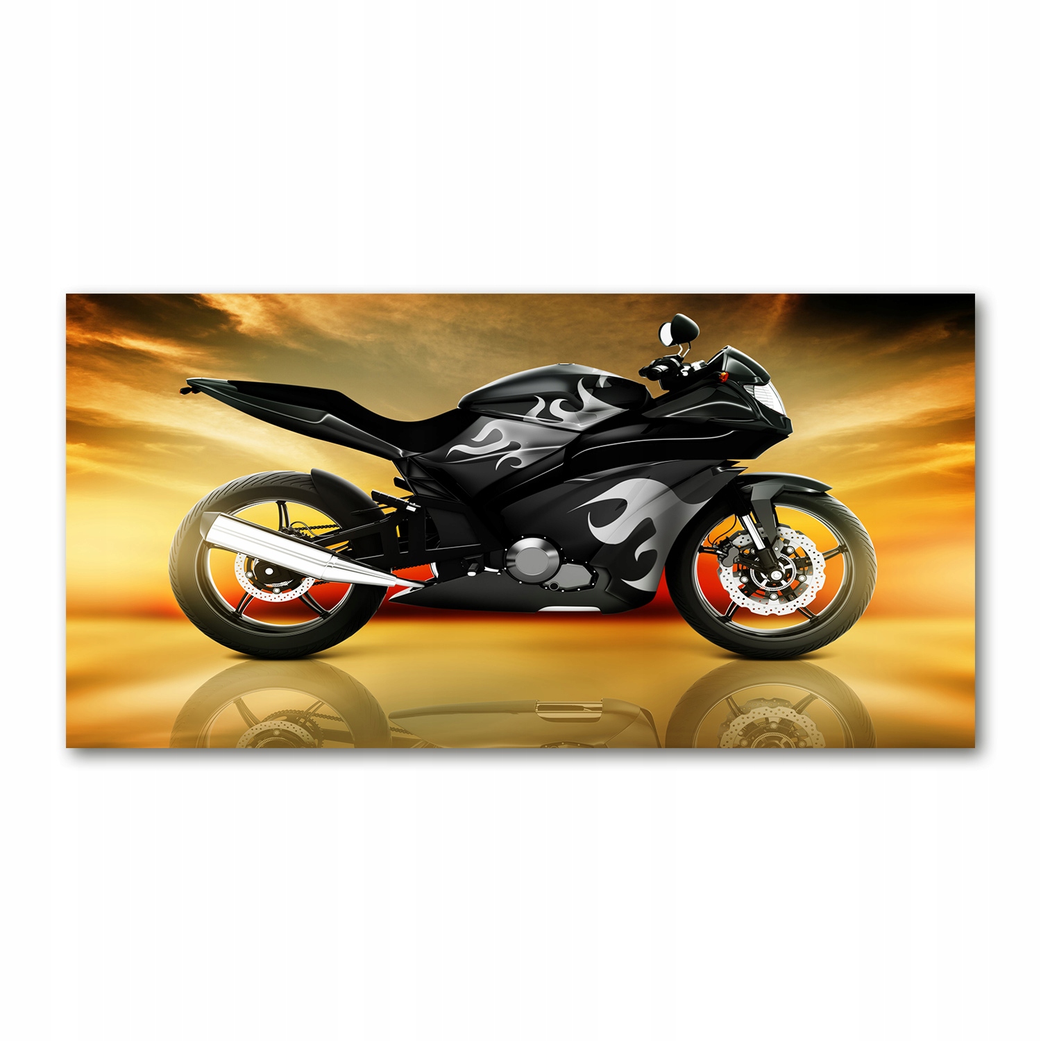 

Foto obraz na szkle akrylowym Motocykl 120X60 cm