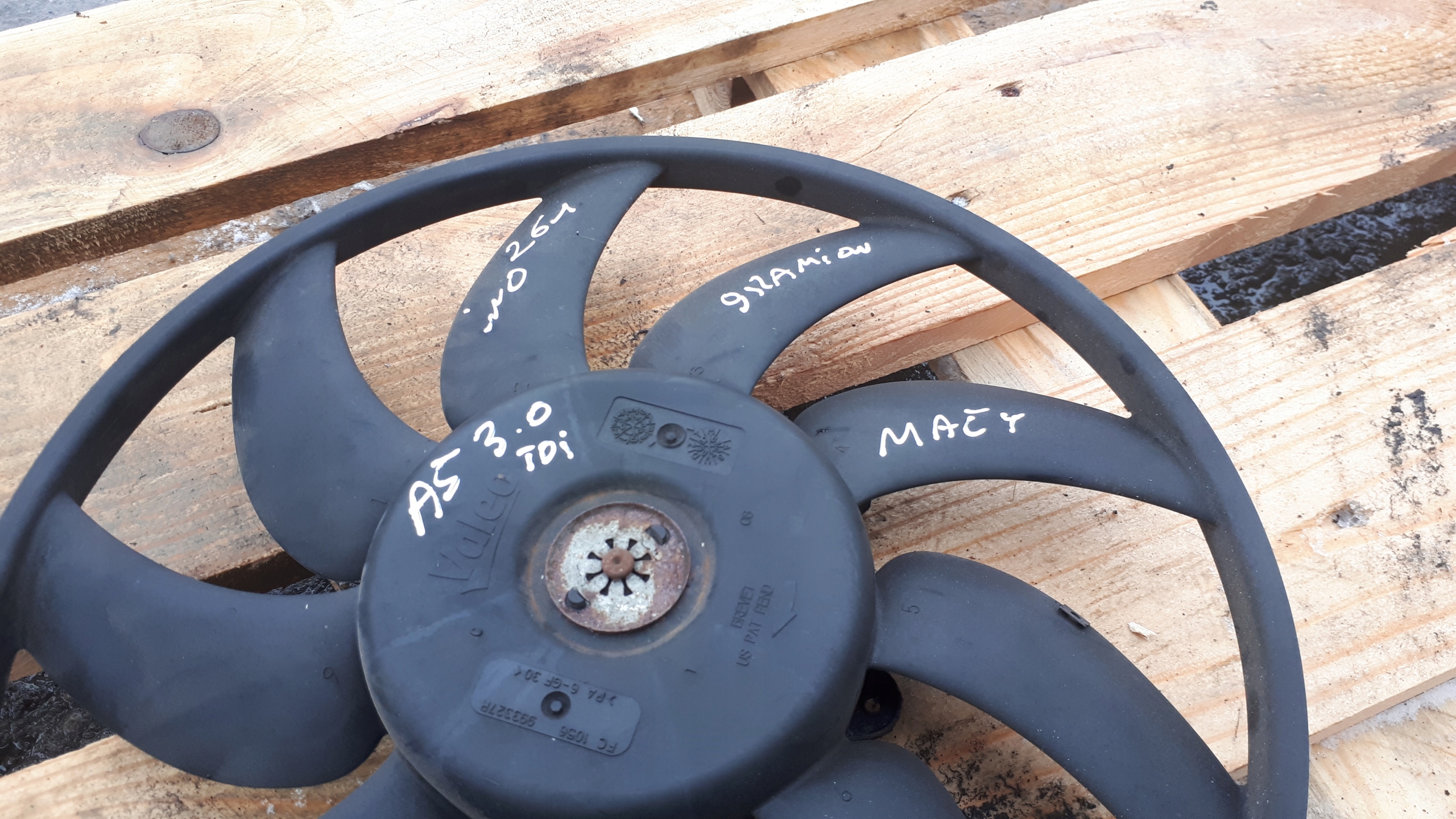 A5 8T radiator fan small 3.0 TDI