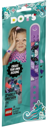 LEGO DOTS. 41902 BRANSOLETKA Z BŁYSZCZĄCYM JEDNORO