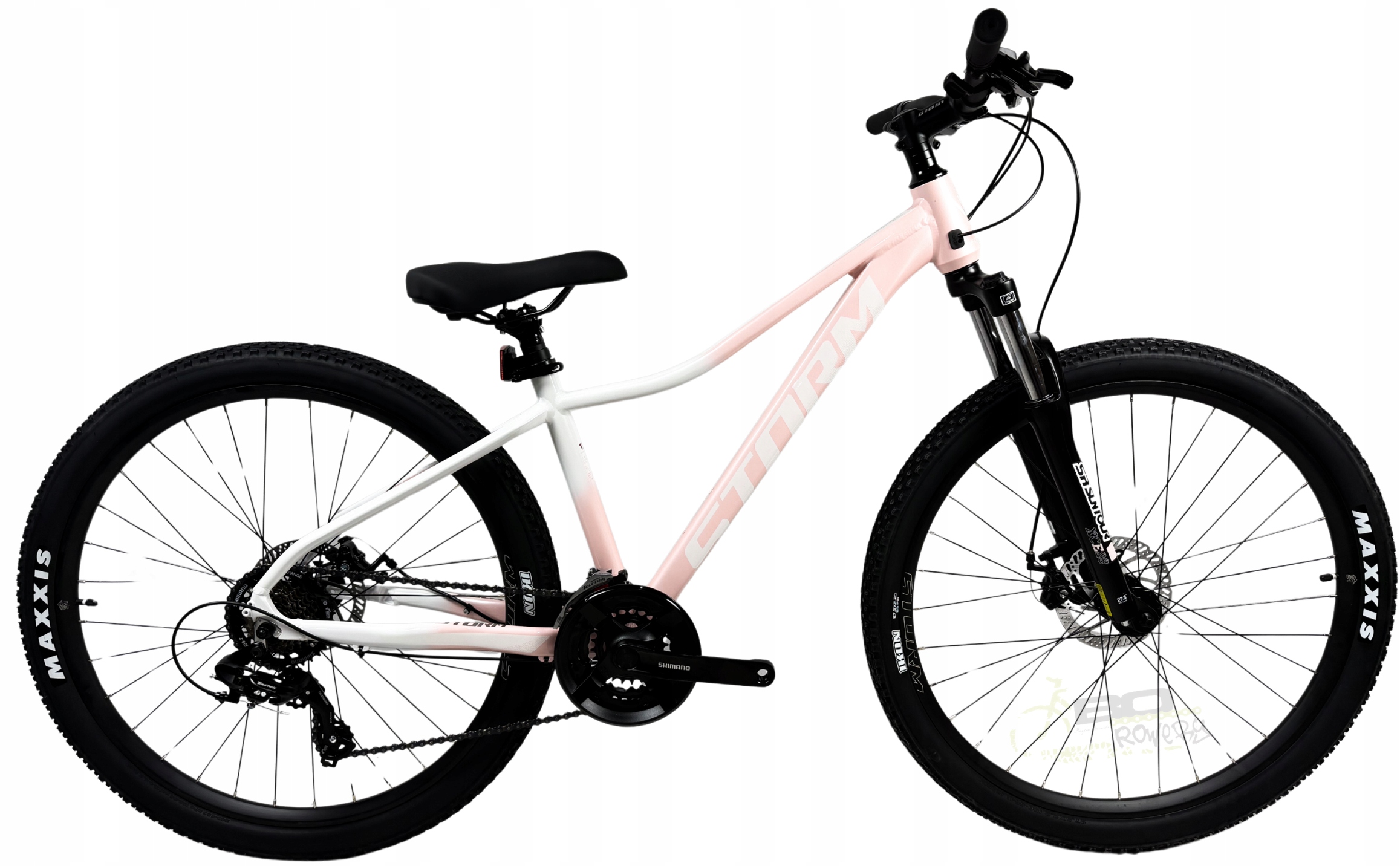 Rower Górski Mtb Storm Shark 1.0 Lady 2D 15 27,5 pudrowy róż perła 2026