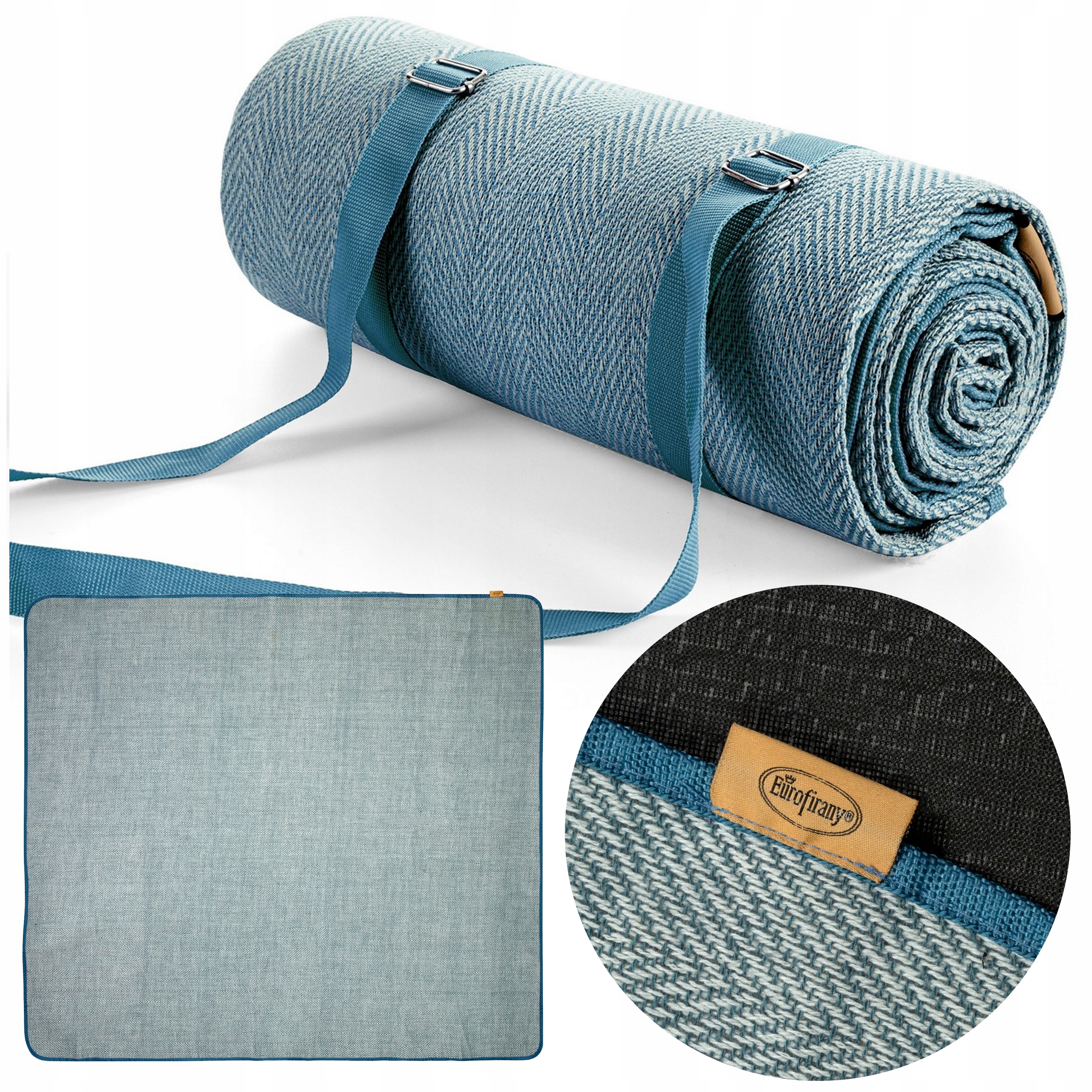 

Koc Piknikowy z izolacją 130x150 plażowy