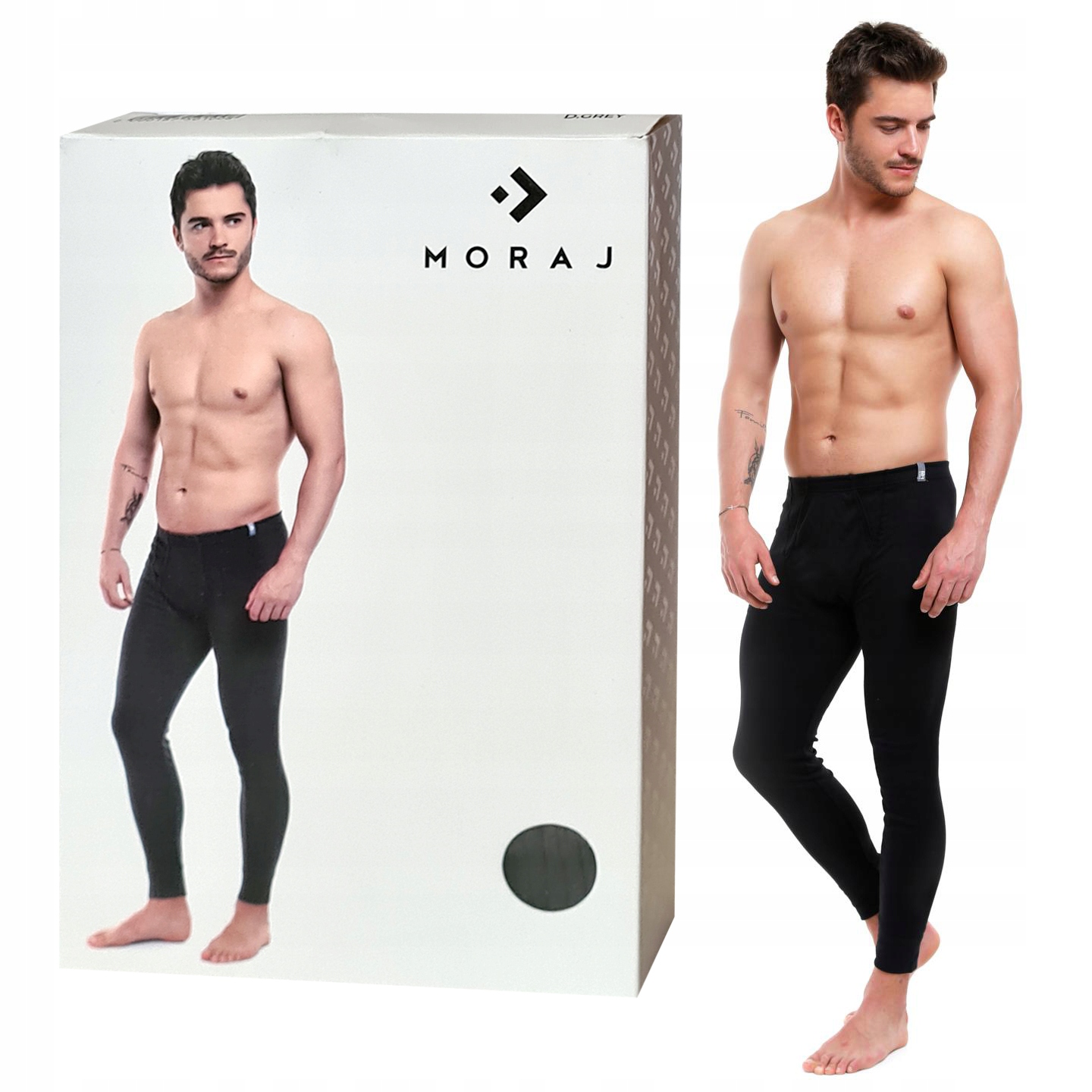 Grube KALESONY MĘSKIE Ciepłe Bawełniane MORAJ