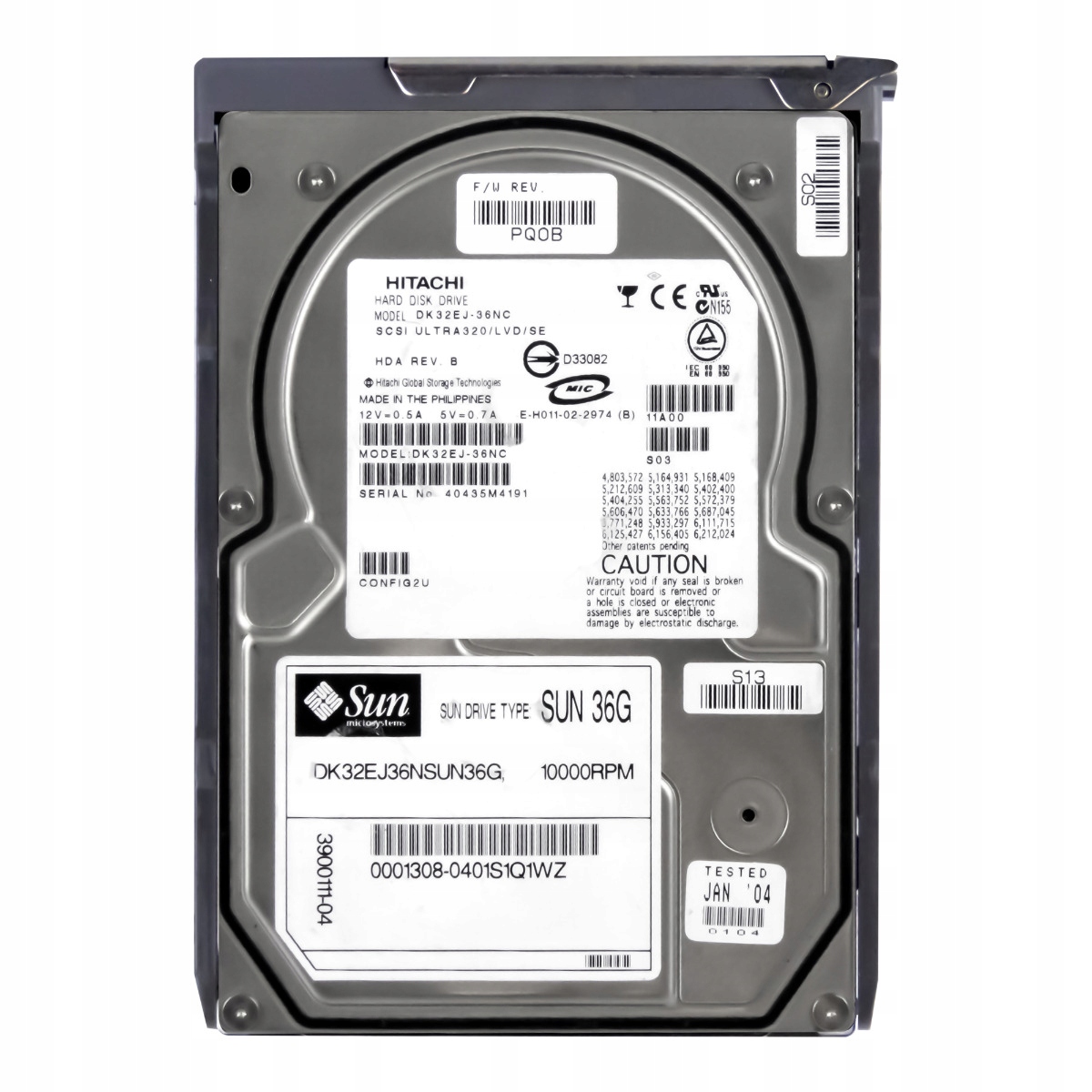 Sun 3900111-04 36GB 10K Scsi 3.5" disk DK32EJ36NSUN36G