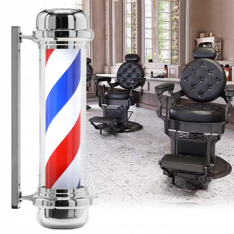 Stropní Svítidlo sloupek barberská Led lampa barberský barber znak reklama obývací pokoj 100 cm