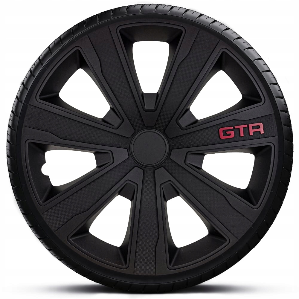 

Kołpaki 14 cali Gtr Carbon Black czarne x4 sztuki