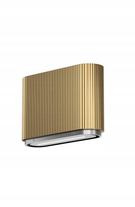 Okap kominowy 80 cm Ciarko Design Mono Gold złoty Led gest pilot CDP8001G