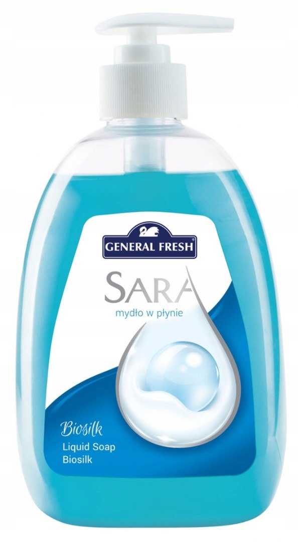 mydło w płynie z dozownikiem 500ml - SARA biosilk — 2